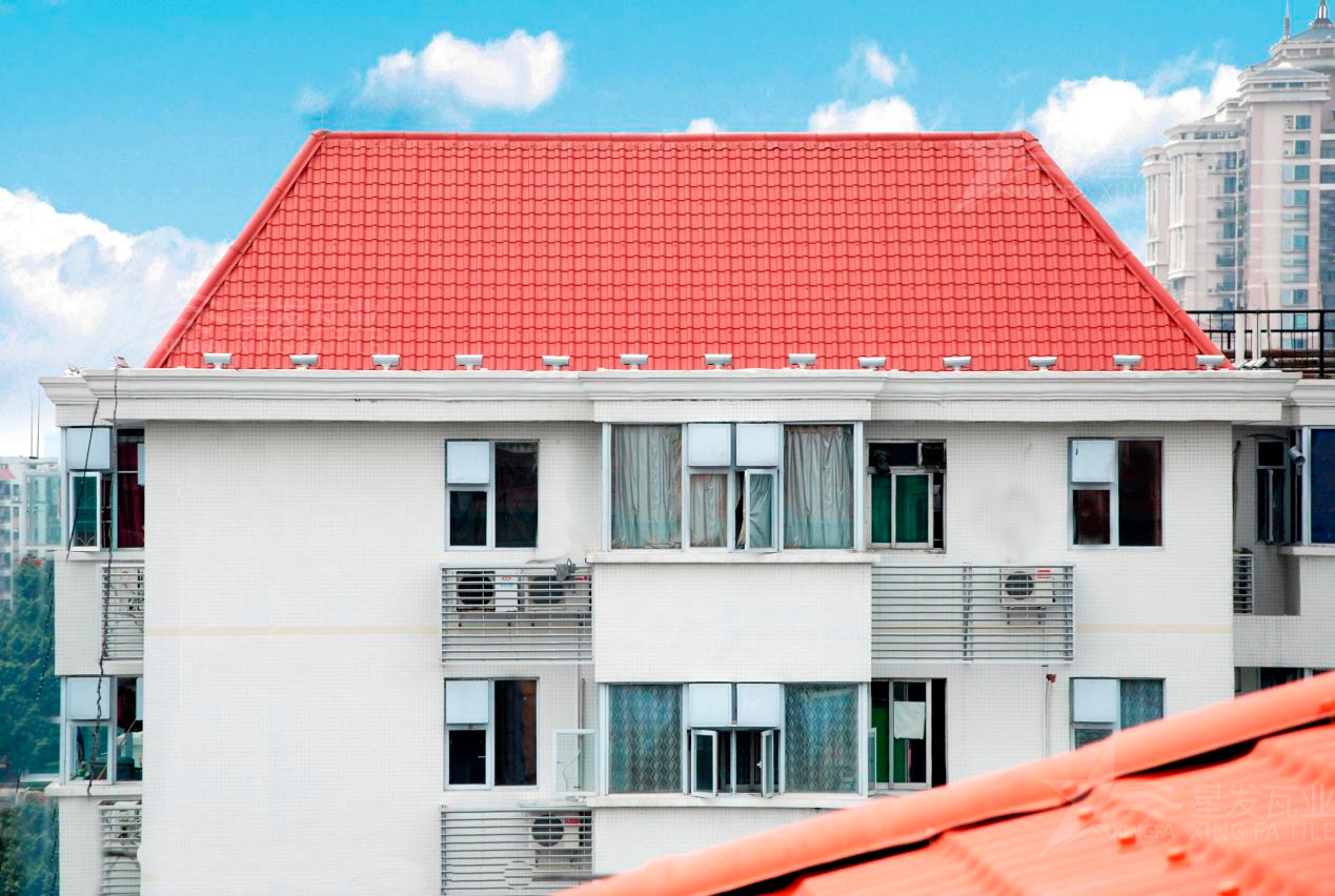 开封自建房120平方的房子屋顶用合成树脂瓦大概多少钱？